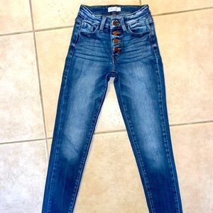 KanCan High-Waisted Skinny Jeans. BRAND NEW from Buckle. Button Fly.